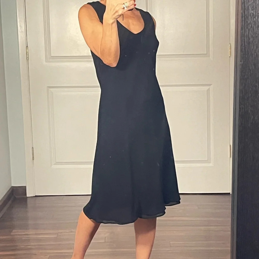 Simply Silk 100% silk midi slip dress size M - Picture 4 of 11